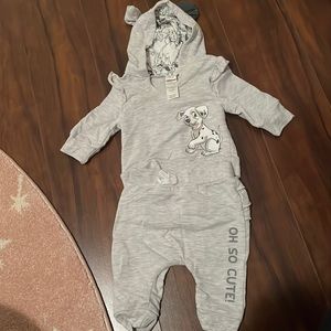 101 Dalmatians Disney Girls Outfit Size 3-6M